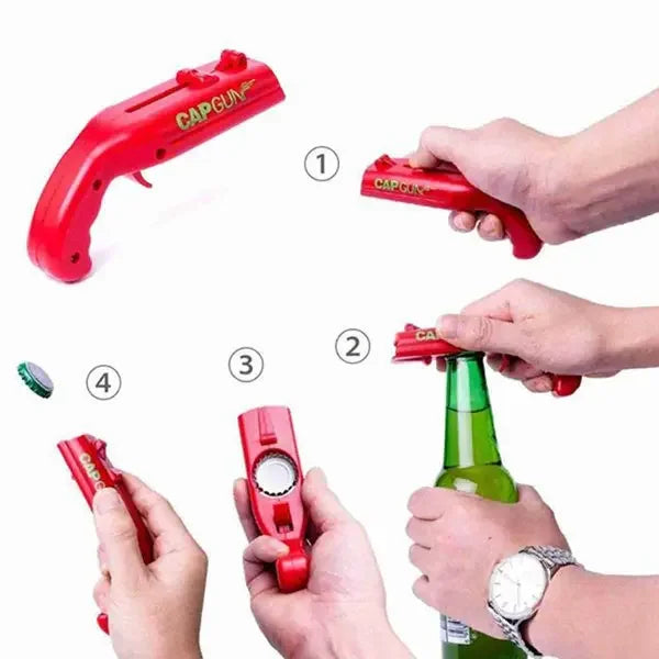 BeerShot™ – Pistoletowy Otwieracz do Piwa